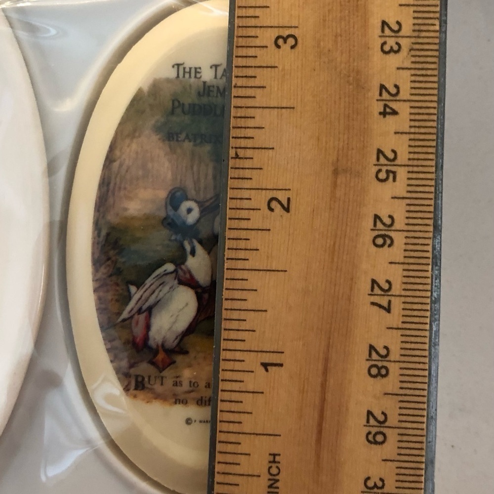 VTG Beatrix Potter Soap Dish & Soap~Jeremiah Puddle Duck in Box - Picture 8 of 8